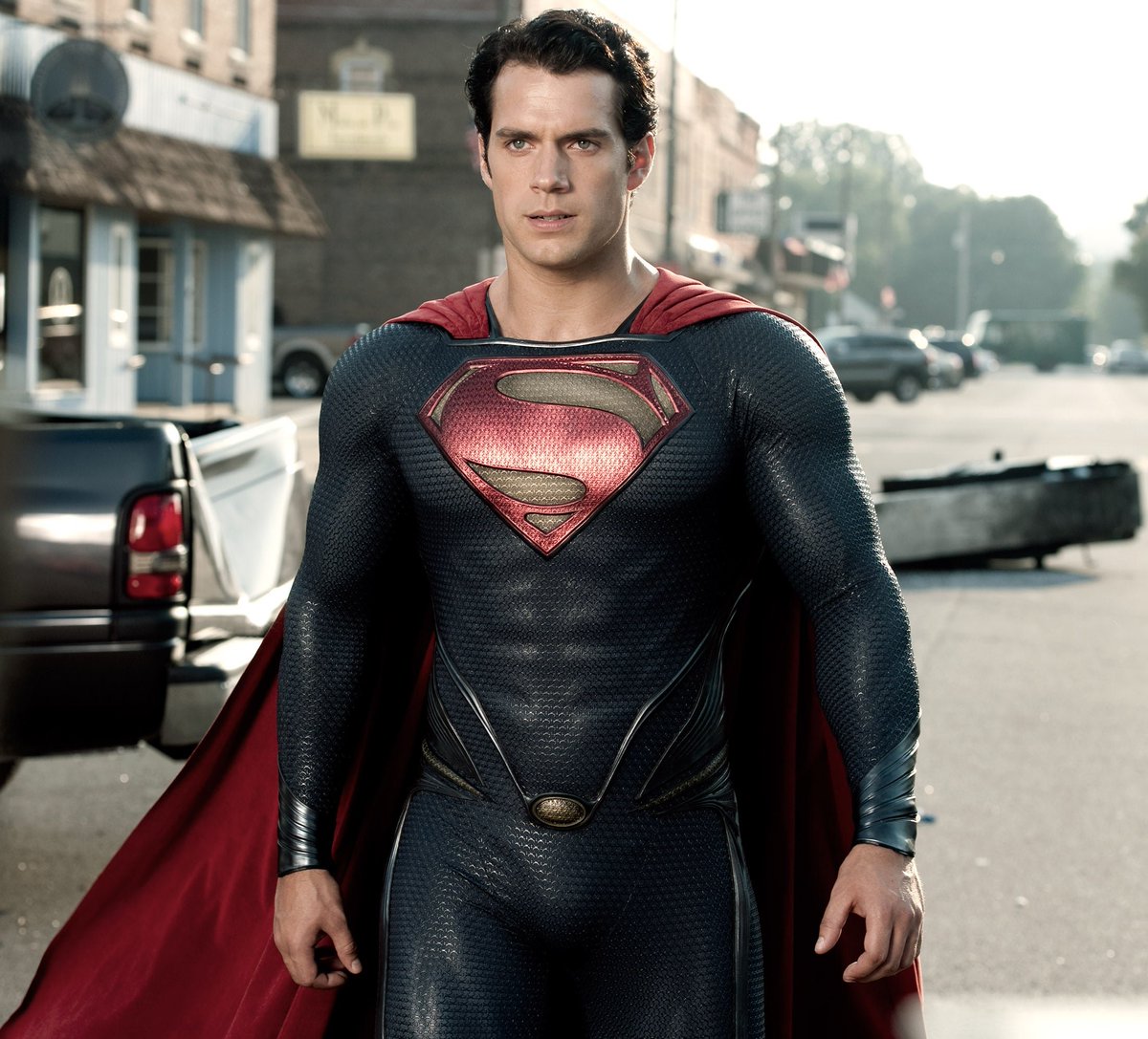 mskholin's tweet photo. My favorite Live-Action Superman suits https://t.co/ceF0agki9F