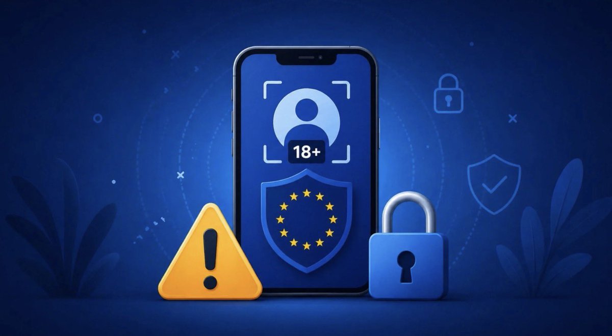 ConnectedVienna's tweet image. 🚨 EU-Kommission gibt allen 27 Mitgliedstaaten vor, die Altersverifizierungs-Apps bis Ende 2026 einzuführen! 🚨
BTW. Diese App wurde bereits in weniger als 2 Minuten umgangen!

🔐 Zeigst du bald Deinen digitalen Pass, um eine Website zu lesen? #Datenschutz #EU #Altersverifikation