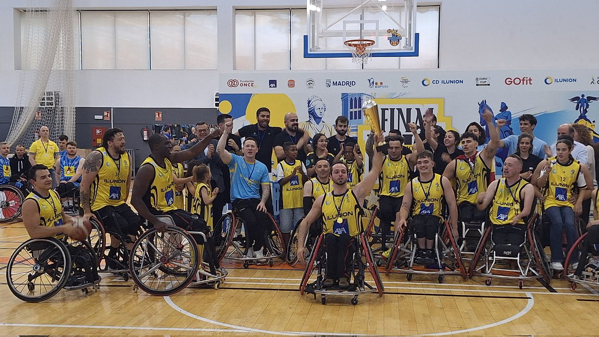FEDEDDF's tweet image. 🏀🏀🏀
@cd_Ilunion, campeón de la 'Champions' de #BSR por cuarta vez

Enhorabuena, campeón!!!

Y @BsramiabA, tercero

Noticia 👇
goo.su/jrPwg56
🏀🏀🏀
#basket #wheelchairbasket #baloncesto