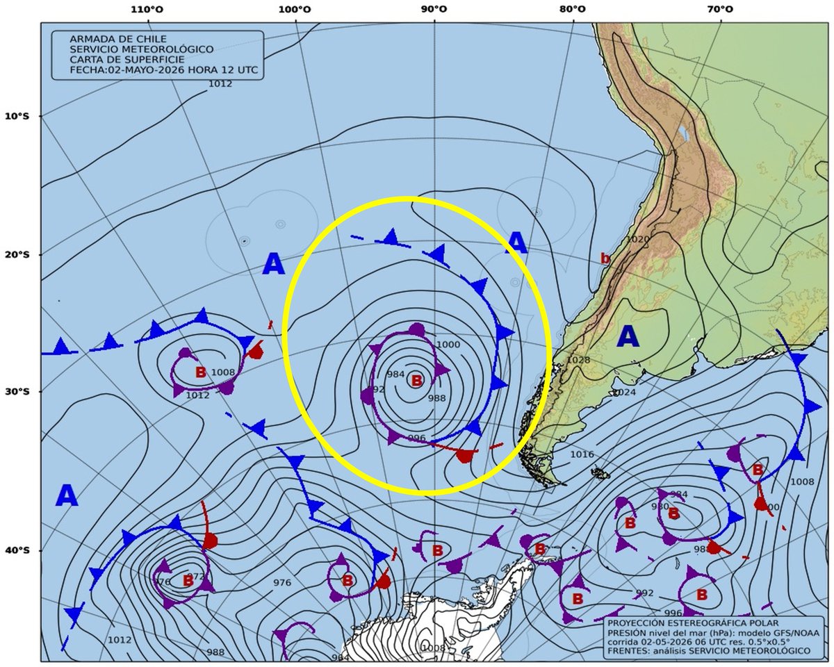 Centro Zonal de Meteorología Marina Puerto Montt tweet media