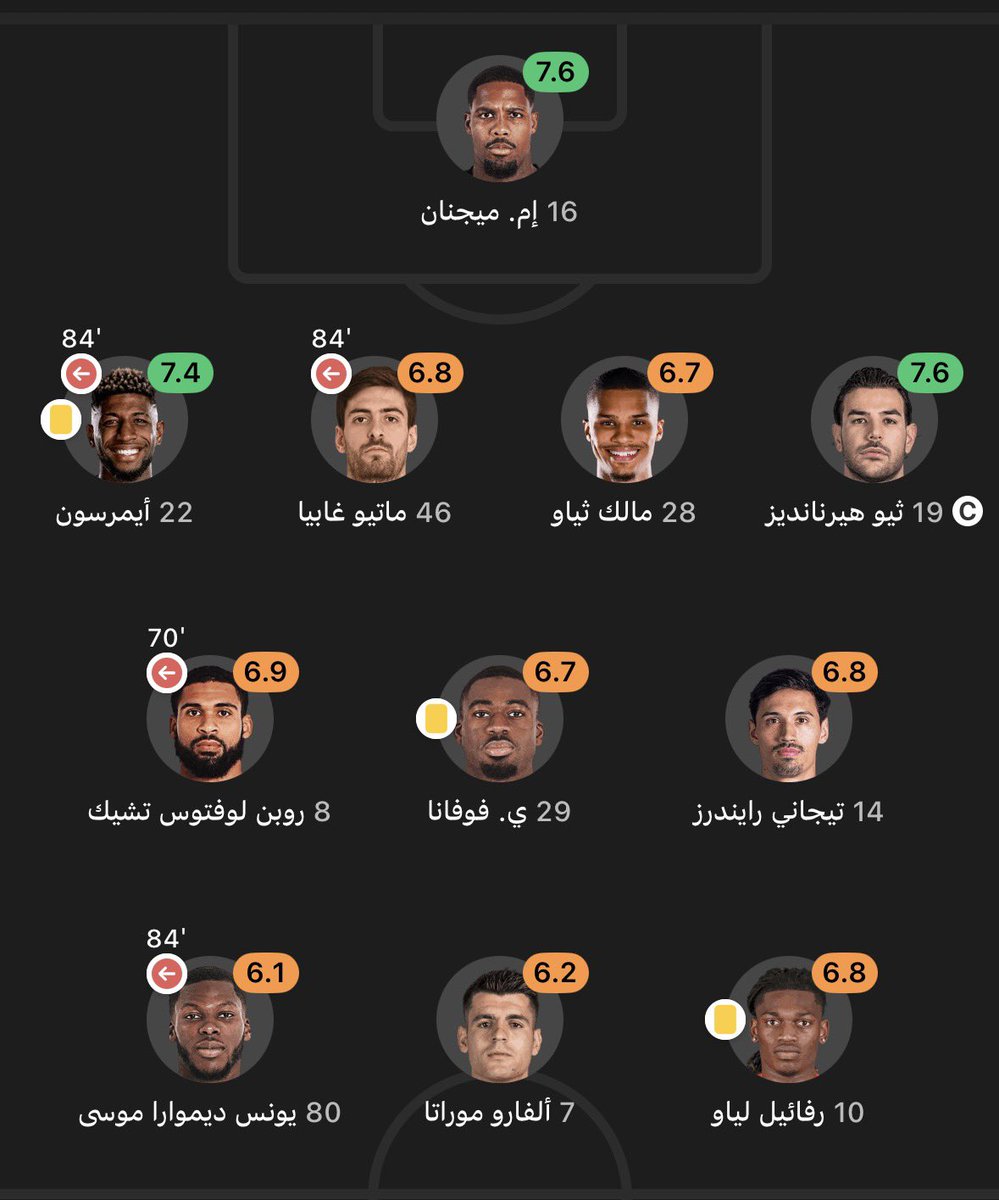 #Leao_out صالح tweet media
