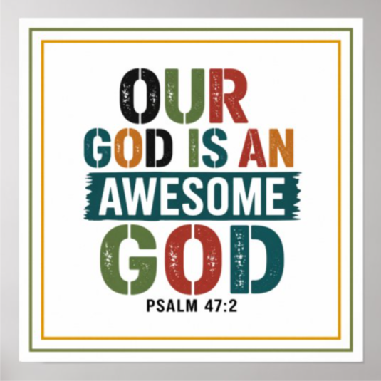 NickOlahJohn's tweet image. Some walls just tell you whose house it is before anyone speaks. Psalm 47:2 Our God is an awesome God
zazzle.com/our_god_is_an_…
Vintage scripture art for the church foyers, family rooms, and gathering spaces where that declaration needs to set the tone #GodIsOne #Scripture #posters