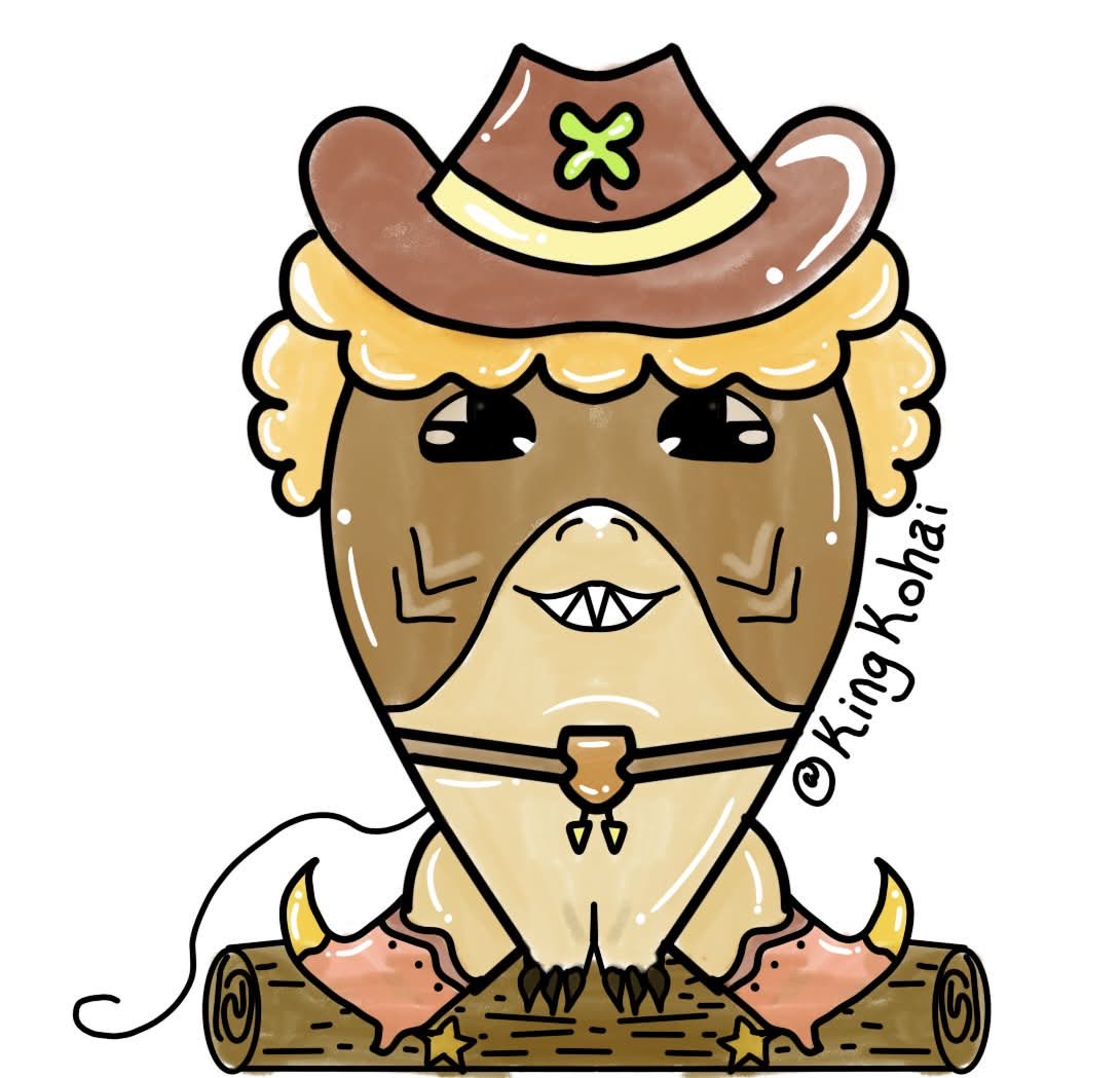 King_Kohai_'s tweet image. Balloon x Landshark Clover @MooMooClover :3 #fanart