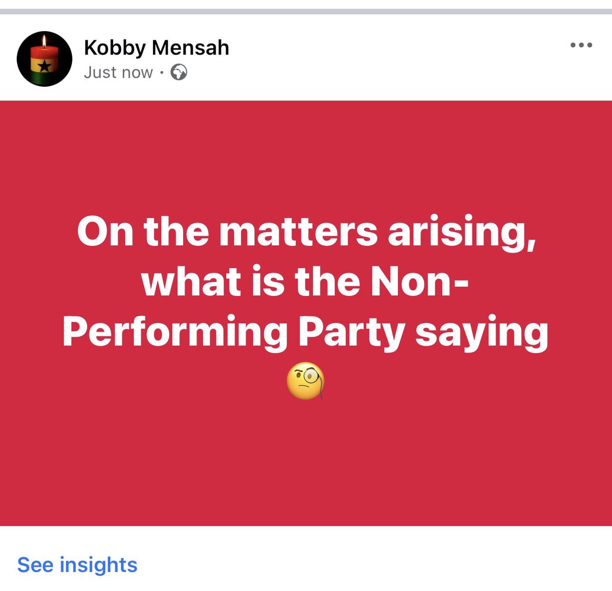 Prof. Kobby Mensah tweet media