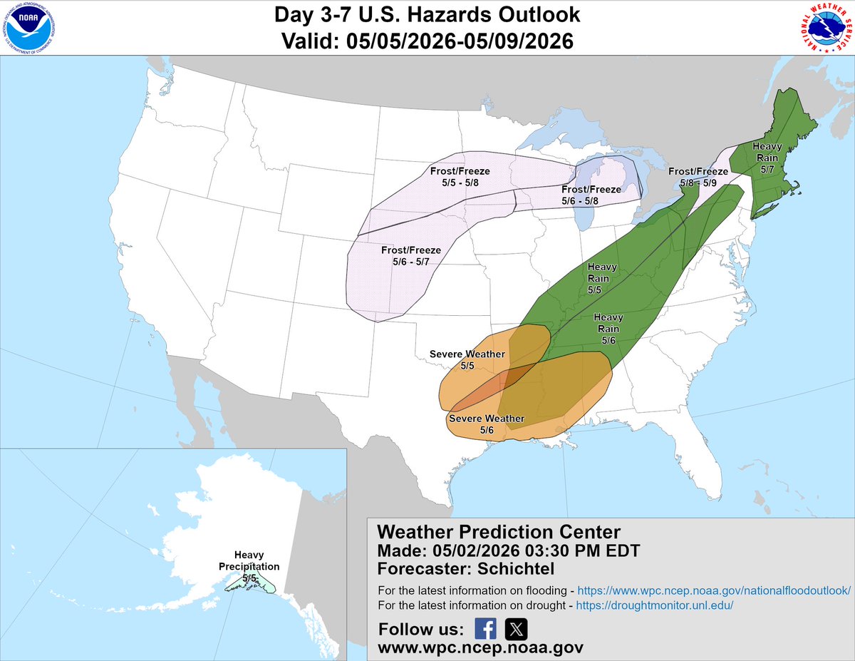 NWS Weather Prediction Center tweet media