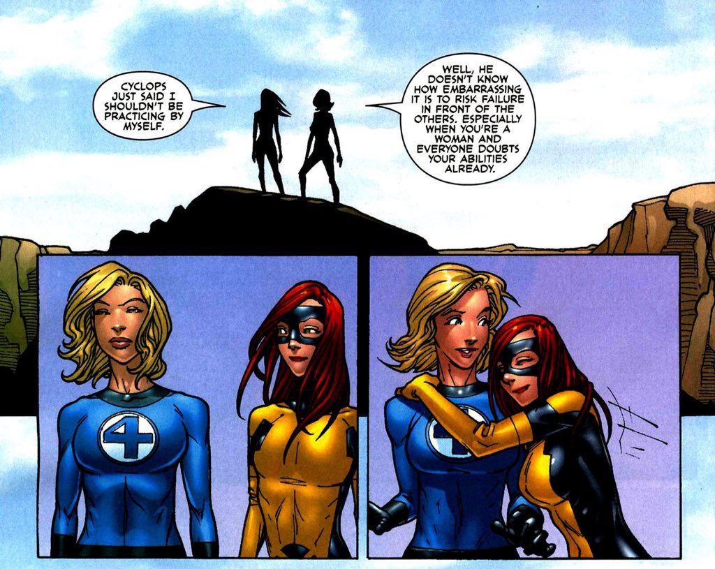 GreyMurdock's tweet image. Now the #real pairing that I would like to see in the mcu have some scenes together! Not like #that other one that some are trying to force. Both the First ladies of their respective teams and the hearts of them