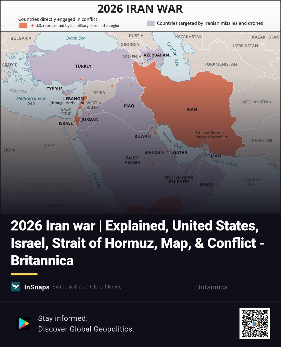 BuildWtPrakhar's tweet image. 2026 Iran war | Explained, United States, Israel, Strait of Hormuz, Map, &amp;amp; Conflict - Britannica

Read more on InSnaps — World News App. insnaps.app/a/L_-Gd2hbXOme…

#Britannica #Israeli #Palestinian #Iran #Explained #United #States