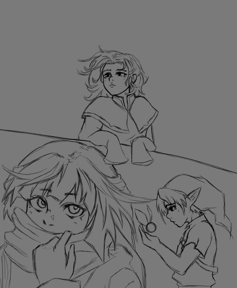 ChrisDani06's tweet image. Frieren and Fern sketches. ✨🍃 Practicando la stoic dynamics de estas dos. Me encanta dibujar el cabello de Frieren.
📩 Commissions info: chrisxs.carrd.co
#art #fanart #Frieren #Fern #SousouNoFrieren #フリーレン #フェルン