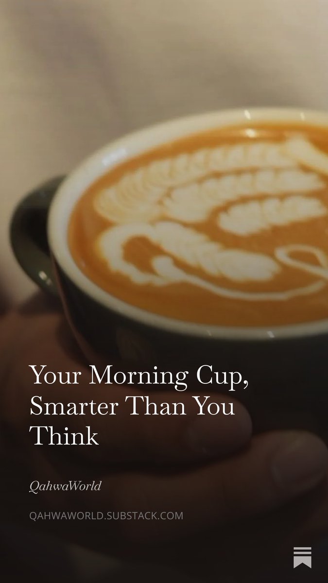 qahwaworld's tweet image. Your Morning Cup, Smarter Than You Think

Ваша утренняя чашка умнее, чем вы думаете

فنجانك الصباحي أذكى مما تظن

qahwaworld.com/news/your-morn…

#qahwaworld
#coffee
#عالم_القهوة
#القهوة
#قهوة_ورلد
#кафе
#кофе_мир