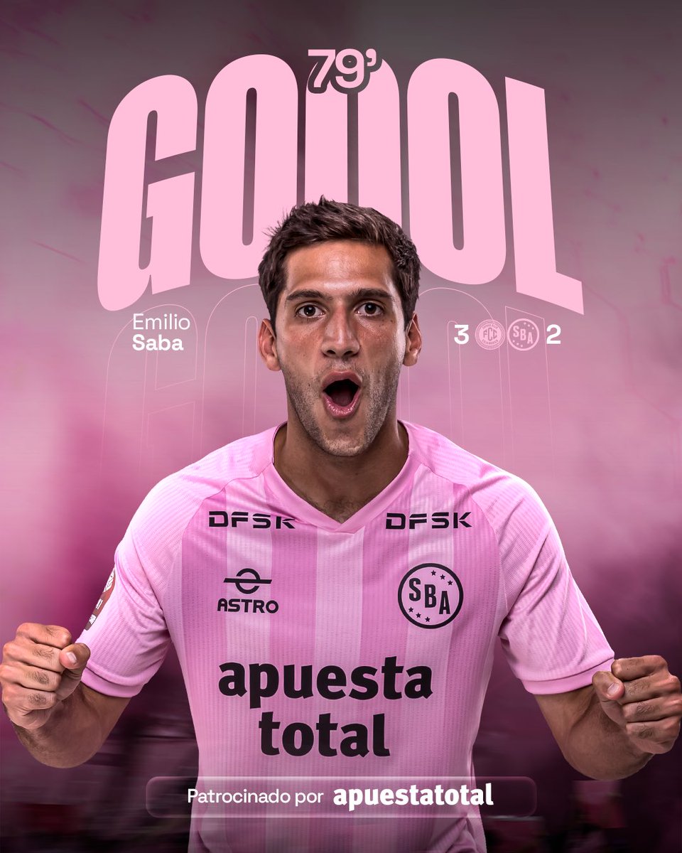 sportboys's tweet photo. ¡GOOOOOOOOOOOOOOOOOOOOOOOOOL Apuesta Total!🩷🗣️
 
⚽️ 79’ | Emilio Saba

FC Cajamarca 3️⃣ - 2️⃣ Sport Boys Assn.

#VamosBoysTodaLaVida
#JuntosXElBoys https://t.co/3TEbYSofJS