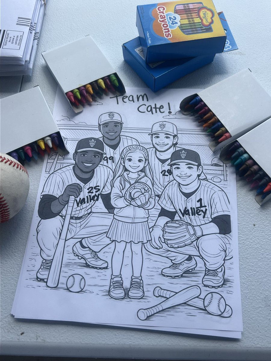 ValleyStateBSB's tweet photo. Make sure to stop by. Bounce around. Color some pages and help find a donor. 5pm first pitch https://t.co/DqGex5NF99