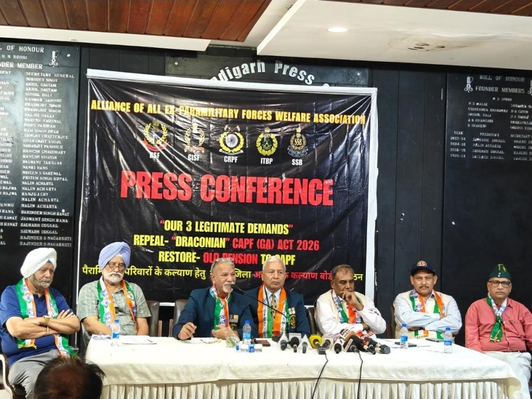 H.R.SINGH Ex Additional DG CRPF tweet media