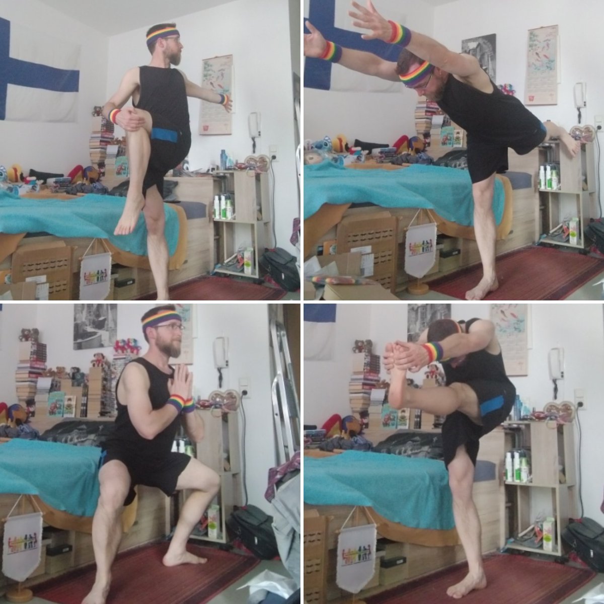 HIMzone666NetMs's tweet image. Lots of Yoga Challenge 
(02.05.2026) 
by #YogaMitMady

#yoga #balance #stretch #meditation #simplygood #gay #lesbian #straight #queer #SpiceBoy #sportyspice #Peace #NoWar #westandwithukraine #freeiran #beardgang #chesthair
