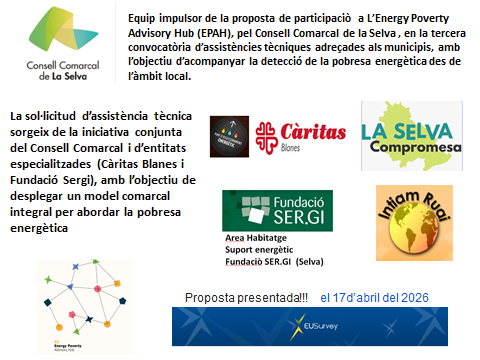 erilo59's tweet photo. Independent del resultat de sol·licitud, ha sigut un honor forma part de l'equip impulsor i compta amb els tècnics, joventut-educació, acció social, energia, habitatge, consellers/es comarcals implicats, àrea econòmica i bon govern.
@comarcaselva 
@FundacioSERGI 
@caritasgirona https://t.co/k7hJmI9knA