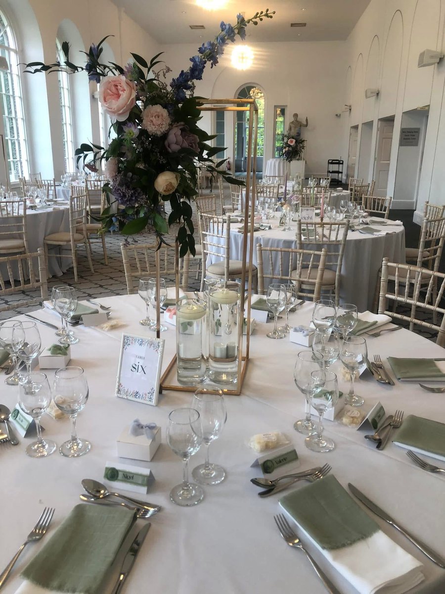 sheikh_haidar's tweet image. Venue for brothers wedding. Tables laid out 

#wedding #photography #Wales