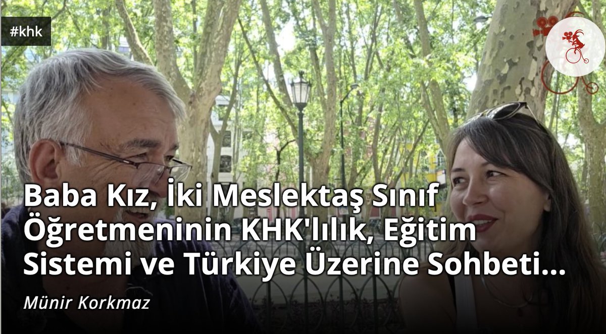 GazeteSolfasol's tweet photo. Baba Kız, İki Meslektaş Sınıf Öğretmeninin KHK'lılık, Eğitim Sistemi ve Türkiye Üzerine Sohbeti...
✍️Münir Korkmaz'ın Ezgisu Okumuş ile Söyleşisi: https://t.co/gVzmkHIWdr
📌KHK ile öğrencilerinden ayrılan bir sınıf öğretmeni Münir Korkmaz, Türkiye'de çöken eğitim sistemi sebebiyle çocuğunun geleceğini düşünerek Portekiz'e göçen kızı, meslektaşı, sınıf öğretmeni Ezgisi Okumuş'la KHK'lı bir aile olmayı, son on yıl yaşadıklarını, eğitim sistemini ve Türkiye'yi konuşuyor.

#Öğretmen #EğitimSistemi #KHKlılar #BeyinGöçü #Türkiye