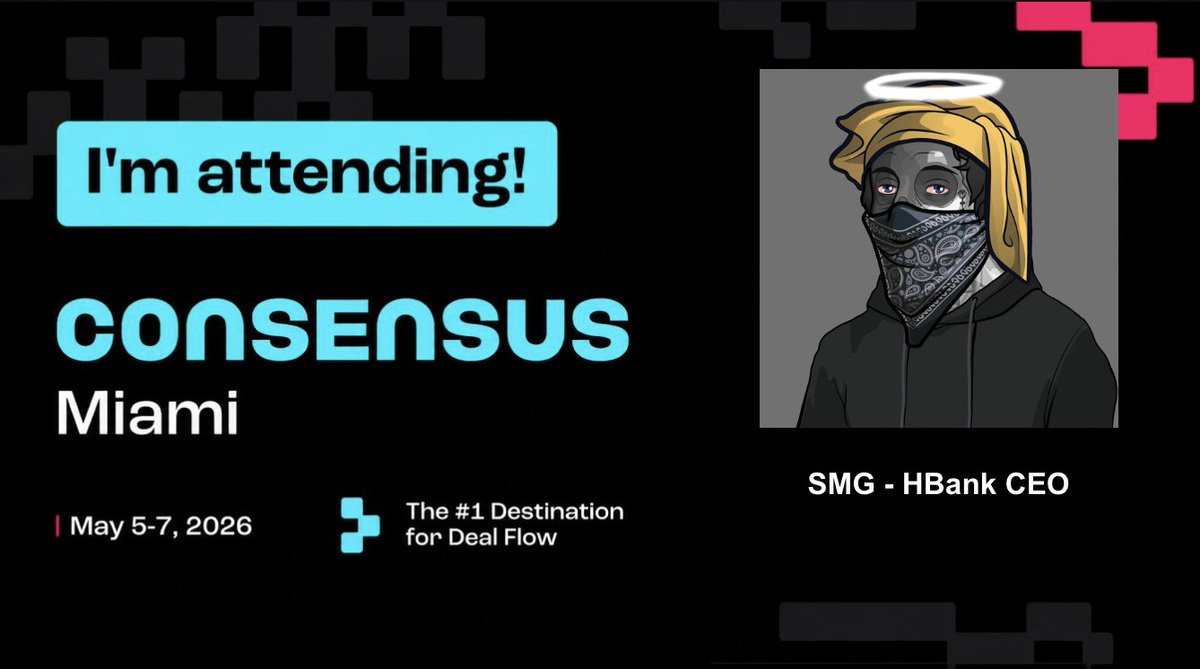 Excited to spend the next few days surrounded by some of the brightest minds in crypto at Consensus Miami and HederaCon 2026.