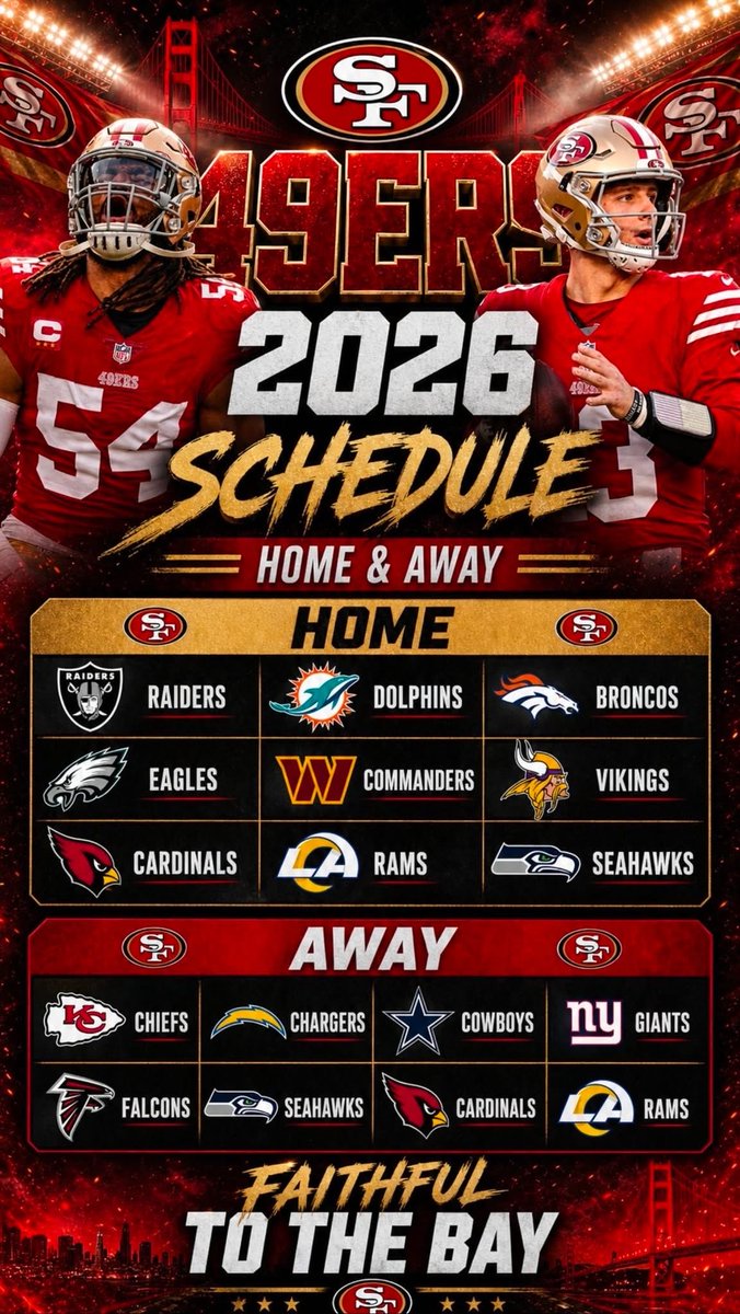 Val9erGrl_in_CA's tweet photo. Tentative schedule??
#FTTB #Quest4Six @49ers https://t.co/4s6lKw8uZi