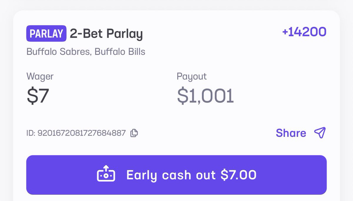 JessicaLilly419's tweet image. Just in case…I’m not a big gambler. But I took a small shot. #SabreHood #BillsMafia
