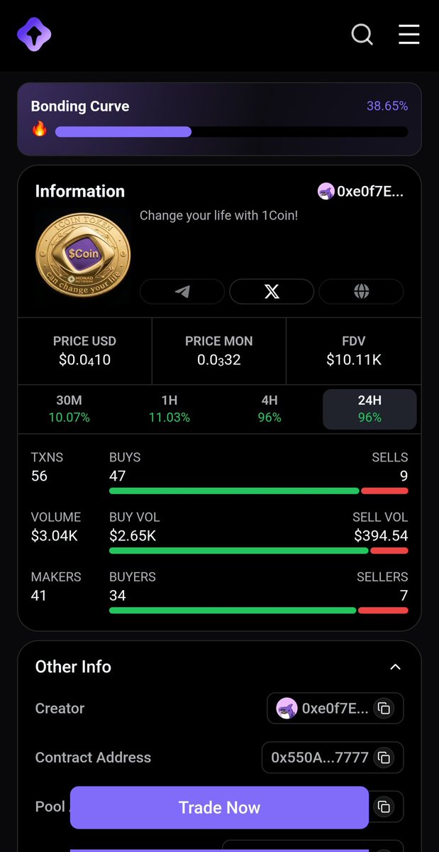 1Coin Monad tweet media