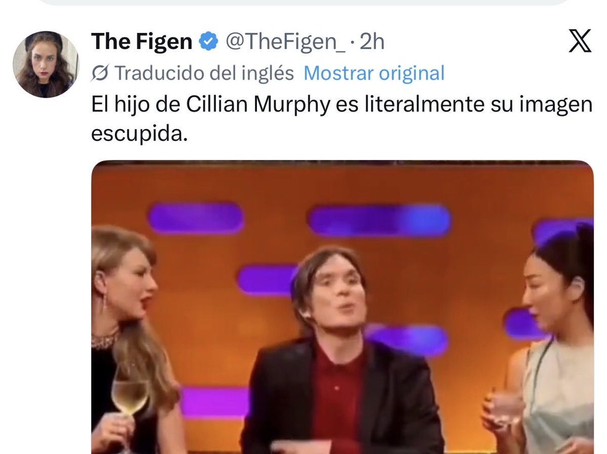 Cuidado con el traductor de google..me meo encima 🤣🤣 ‘su imagen ESCUPIDA’ 😂😂😂