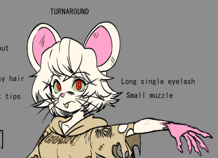 MissMonsterGame's tweet photo. https://t.co/zuRibUeReT

Another Patreon post!
I love the Rat. An unhealthy amount. But look at her!!!
 I wanna force her to bathe. https://t.co/PfKjYMHErQ
