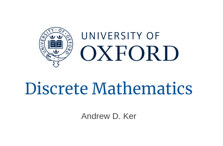 Riazi_Cafe_en's tweet photo. Oxford's "Discrete Mathematics" lecture notes by Andrew D. Ker  

PDF: https://t.co/DF0SCUDMWy https://t.co/pNFQwdQxcx