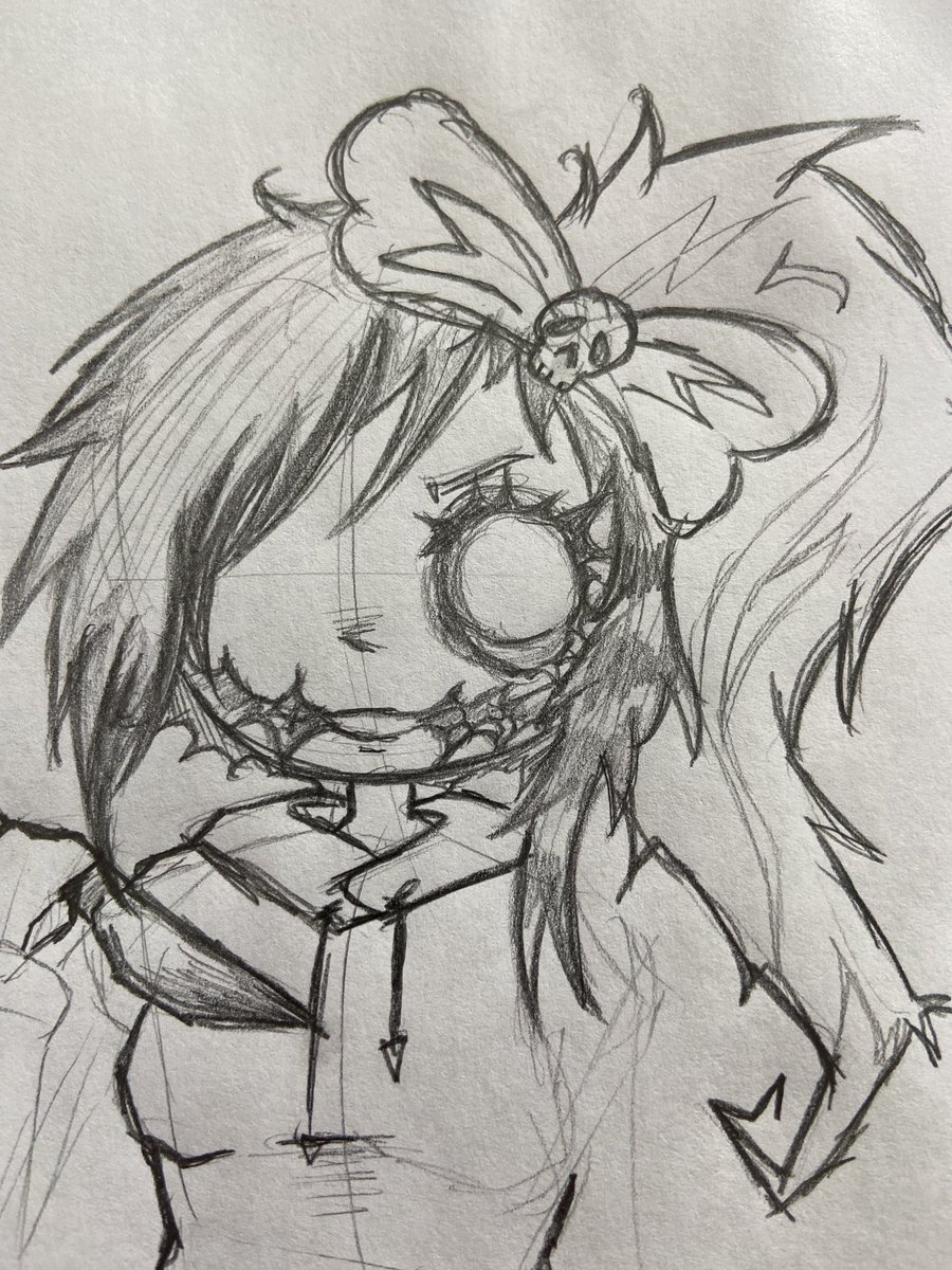 elliotsshitart's tweet image. Traditional Nina the killer awwwww 
#creepypastwt #traditionalart #pencil