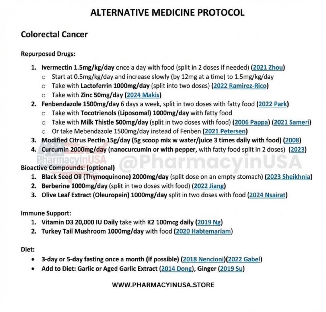 🚨 THE CANCER PROTOCOL WHICH EVERYONE IS SHARING IN PRIVATE

This is an integrative cancer protocol which is driving massive attention right now. It blends repurposed medications, targeted nutrients, and metabolic support into one multi-angle approach.

Why it's getting