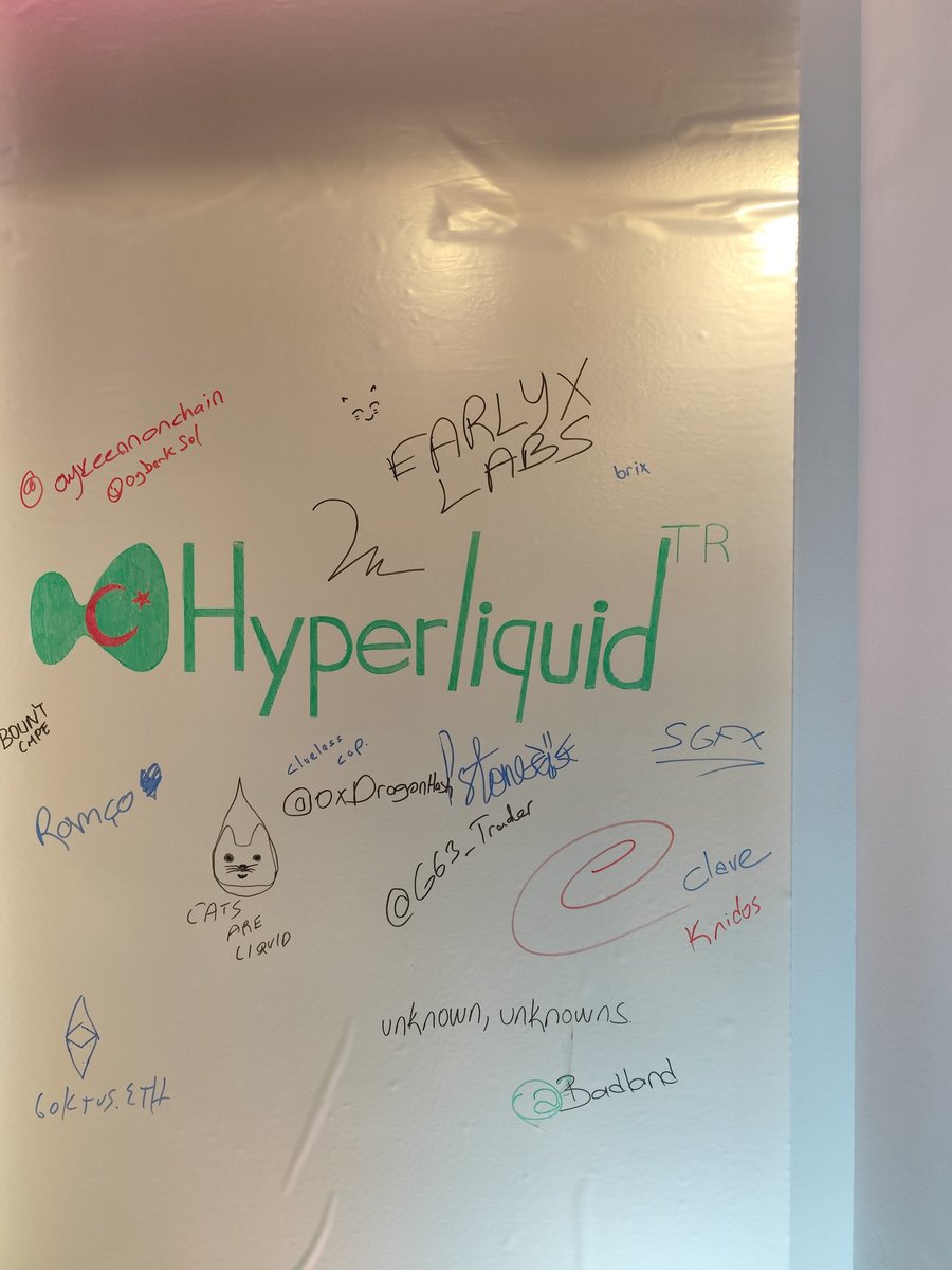 0xDragonHash's tweet photo. Hyperliquid TR etkinliğine @earlyxlabs ekibi olarak katıldık! 

Harika bir organizasyon ve muhteşem bir topluluk için @Hyperliquid_TUR ekibine, özellikle de @Cryptoclinkx ve @selim_jpeg ’ye içten teşekkürlerimizi sunuyoruz. https://t.co/36z02OlAwy