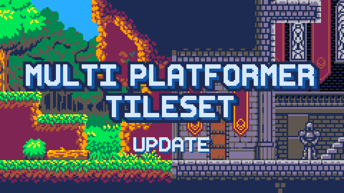 shackhal's tweet photo. Multi Platformer Tileset got updated. A lot of tiles were fixed for a future integration with the project.

Get it on Itchio: https://t.co/O6CBXMGhAV #gameassets #indiedev #pixelart https://t.co/y7sUfzvMJb