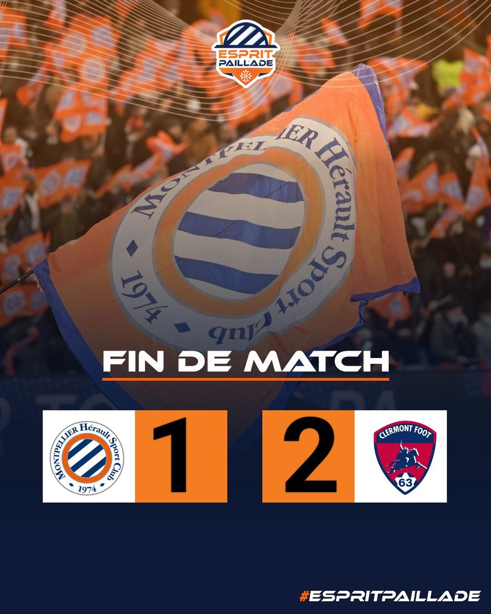 EspritPaillade's tweet image. ⌚ 90+5' | #L2 | 𝑫𝒊𝒓𝒆𝒄𝒕 | #MHSCCF63 1️⃣-2️⃣

C'est terminé... Défaite face à Clermont...

Compte rendu et réactions à venir sur espritpaillade.com