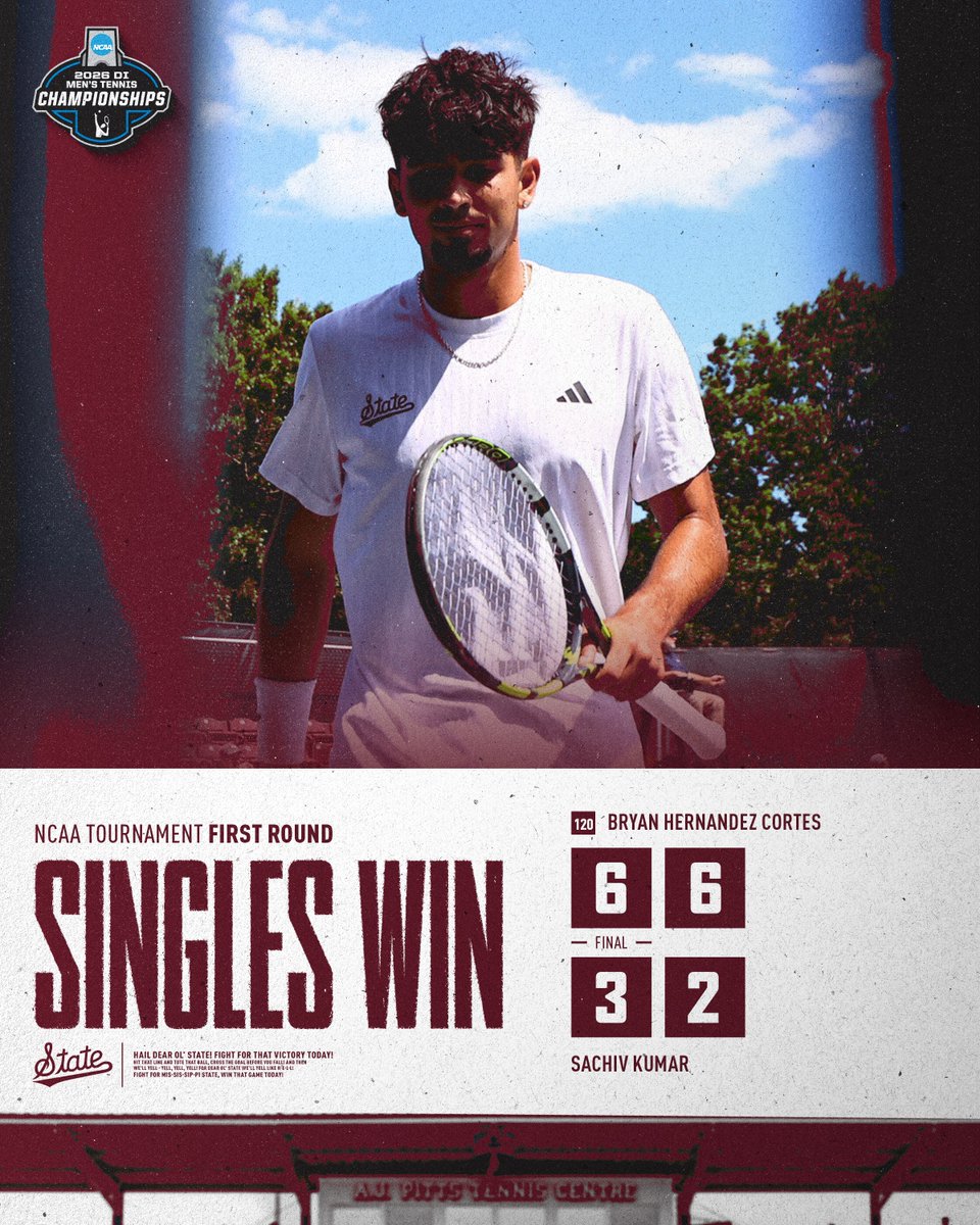Mississippi State Men's Tennis tweet media