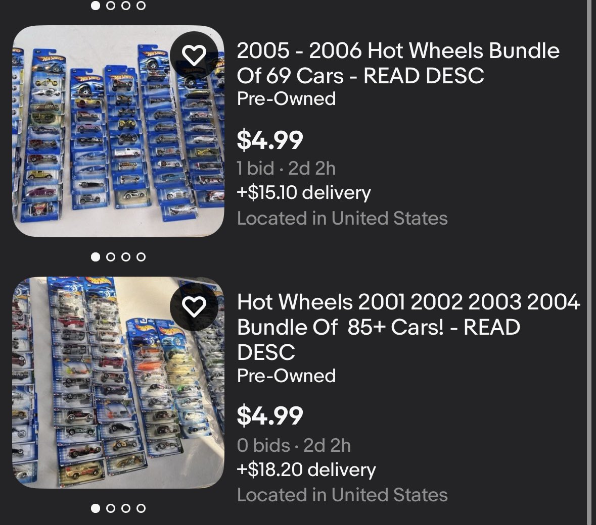 AranhaFang's tweet image. I listed more Hot Wheels for sale!
All proceeds go to my dad, this is his old collection. I tried my best to list it by year. 

Shop Link: ebay.us/m/ZrUDs0

#HotWheels #Mattel #Diecast #HW