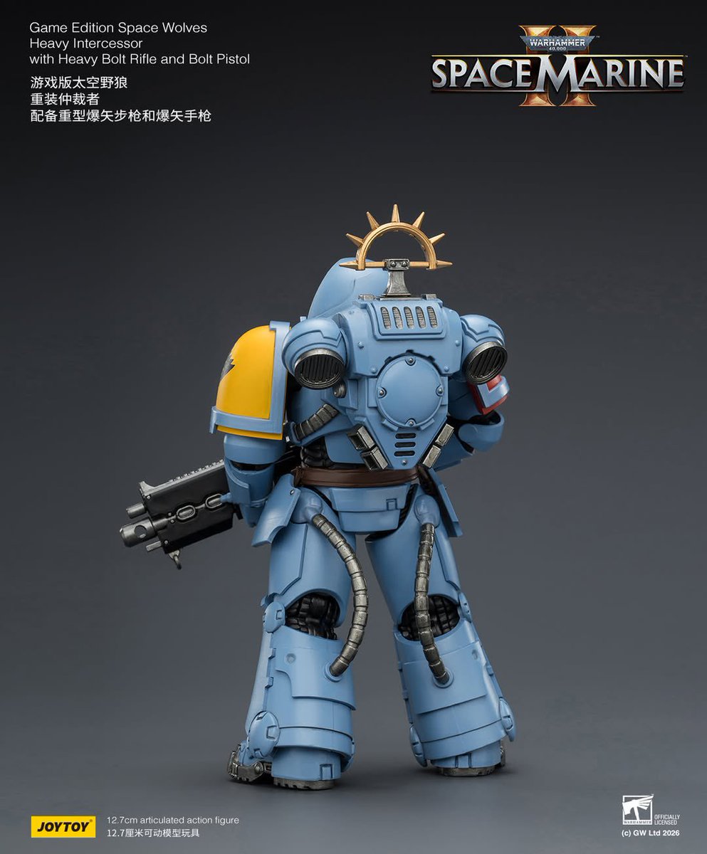 ActionActionFig's tweet image. Game Edition Space Wolves 
Heavy Intercessor 
with Heavy Bolt Rifle and Bolt Pistol

PREORDER: ee.toys/RSBB1C

#ActionFigure #Warhammer40K