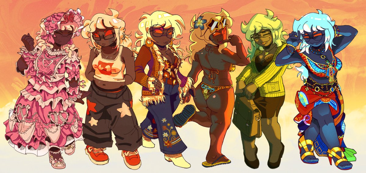 punklprolly's tweet photo. all the colorful spiders https://t.co/oEdovcdSam