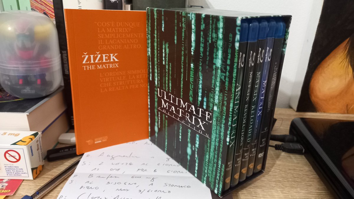 pan_nullo's tweet image. #Žižek #book #Matrix #ultimate #box #dvd