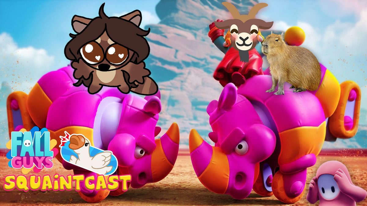 raccoonpizzapar's tweet image. We were gonna try Sunset Overdrive, but because of technical difficulties we'll have to another time, but now we get to play more Fall Guys! yay!

link in replies!