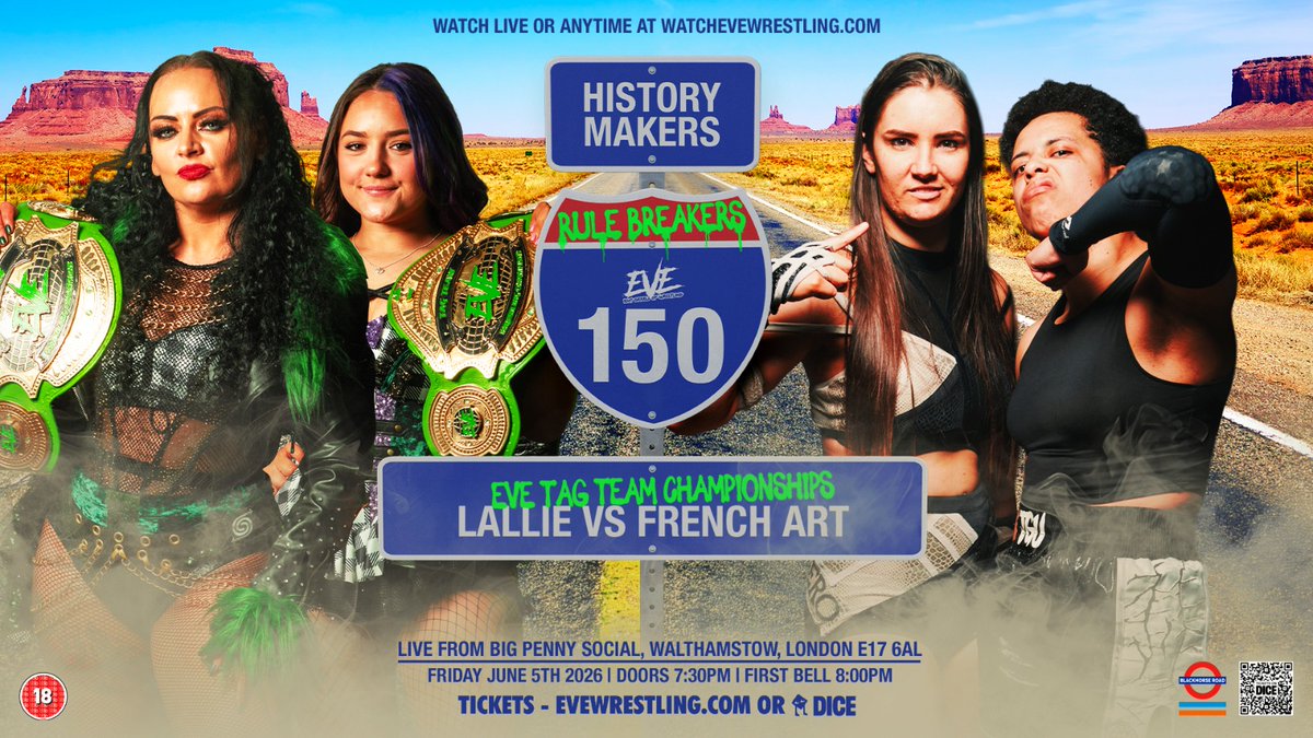 EVE - Riot Grrrls of Wrestling tweet media