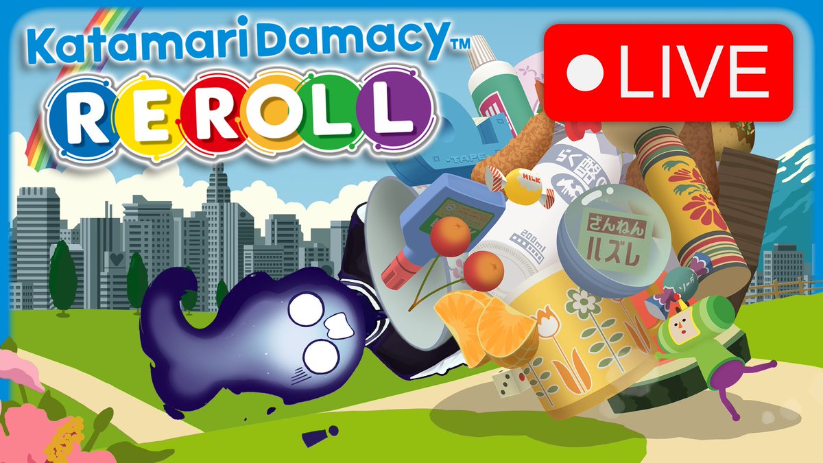 WhiteLance655's tweet image. You ever just wanna shut your brain off and roll up a bunch of things into a ball? Well... do I have the game for you

WE'RE PLAYING KATAMARI DAMACY!

🔗 in the replies!

#vtuber