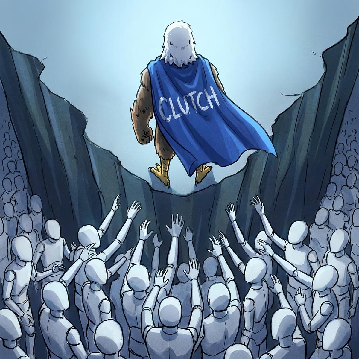 Clutch The Bald Eagle tweet media