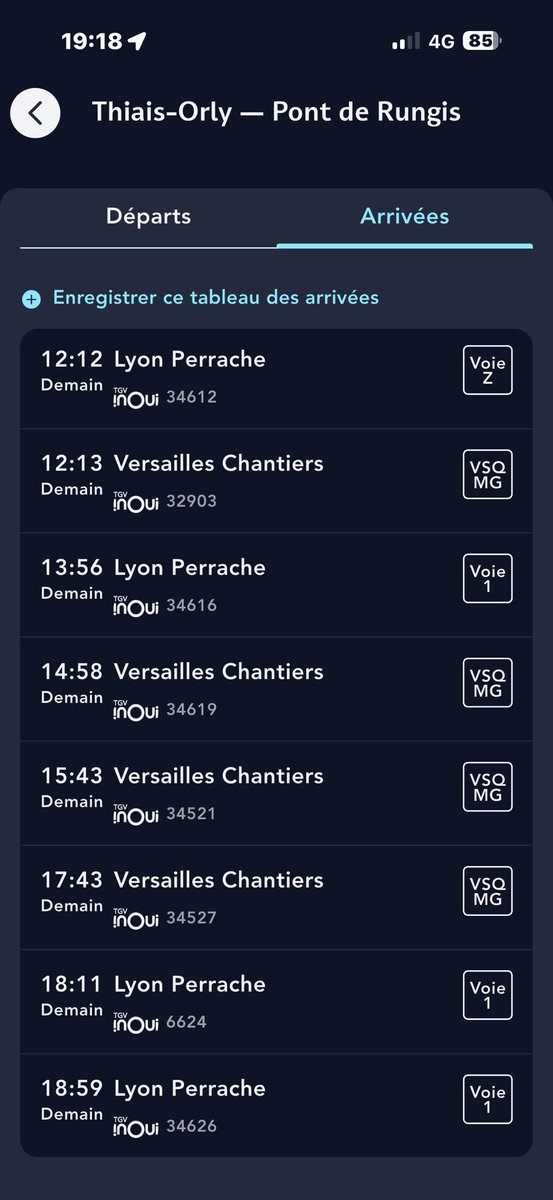 Plus de trains tweet media