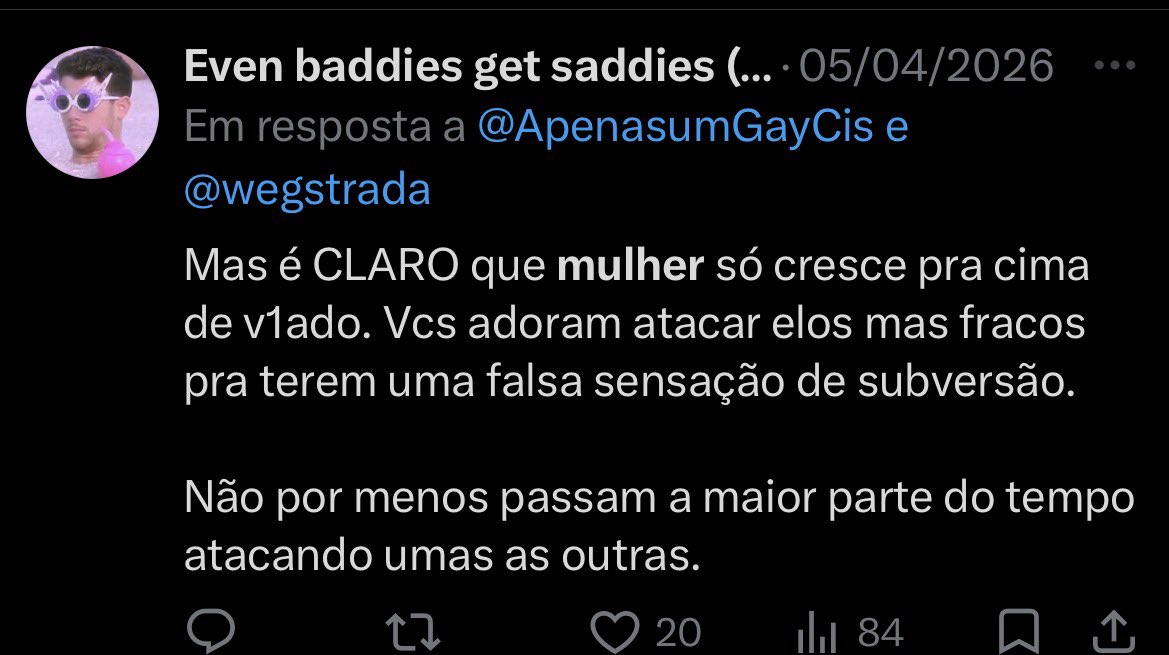 henrique070710's tweet photo. @MariSafica @ApenasumGayCis @divvinize Aí a gente entra no perfil do gay e é o dia inteiro com o mesmo assunto: mulher, mas quem aponta isso deve estar errado sim https://t.co/fg2UiLgmLE