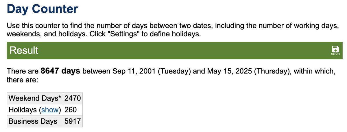 skredd1e's tweet photo. @BillKristol Hey Bill Kristen maybe you'll hear this ....
it was 8,647 days between 9/11/01 and Comey's seashell post https://t.co/OxXfRj4Bry