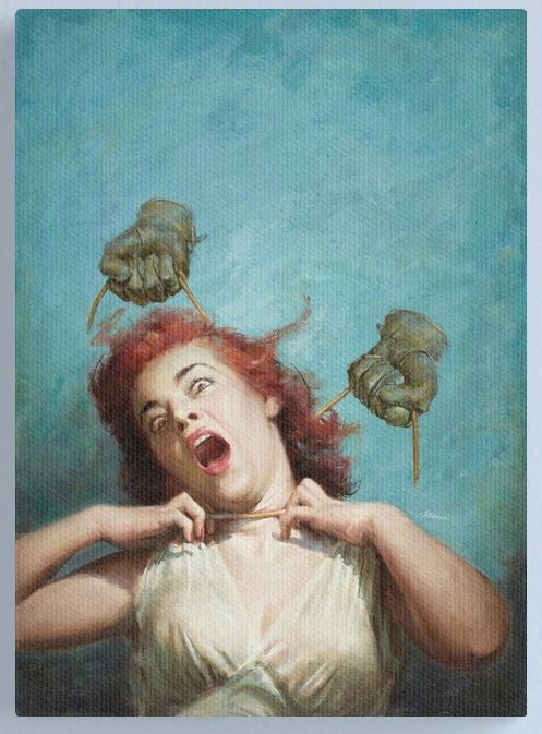 PulpArtMedia's tweet image. The Mystery of The Blue - Pulp Novel Cover Art by James Meese Canvas Print
Available Here: redbubble.com/i/framed-print…

#pulpart #coverart
