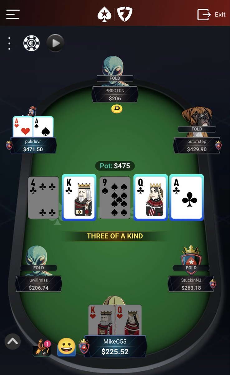 MikeC_55's tweet photo. @shedevil2355 @BetMGMPoker It’s not over - now to fan duel. I guess I’m just a fish https://t.co/sYaOmHFaNc