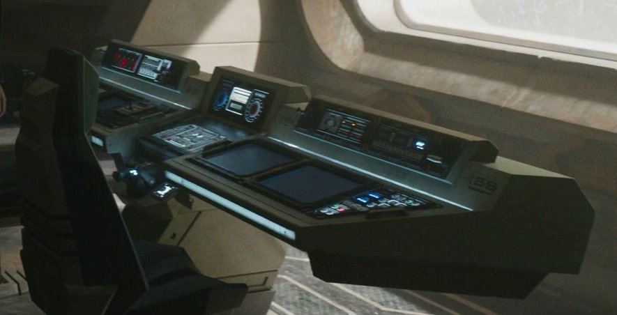 Starfleet_21_61's tweet image. Navigation console

The navigation console was a console located on the bridge of a starship. The console contained the flight control interface, which was designed to monitor and project a vessel's course and velocity.

#StarTrek #Starfleet #Navigation
