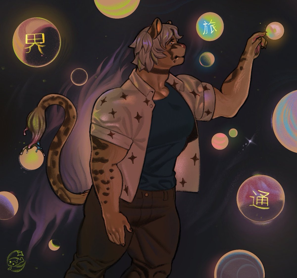 Jaumdoart's tweet image. comms para @Skyzitos1227 
♡｡.ꕤ……………………ꕤ.｡♡
#arte #furry #bara