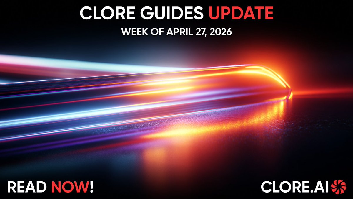 clore_ai's tweet image. This week’s update features our latest guides for the last week of April. Explore new content on DeepSeek V4, MiMo-V2.5-Pro, and self-host options for Claude Opus 4.7, GPT-5.5, and more. Discover all the new guides now: docs.clore.ai/guides#week-of…  #CLOREAI #DeepSeek #Claude