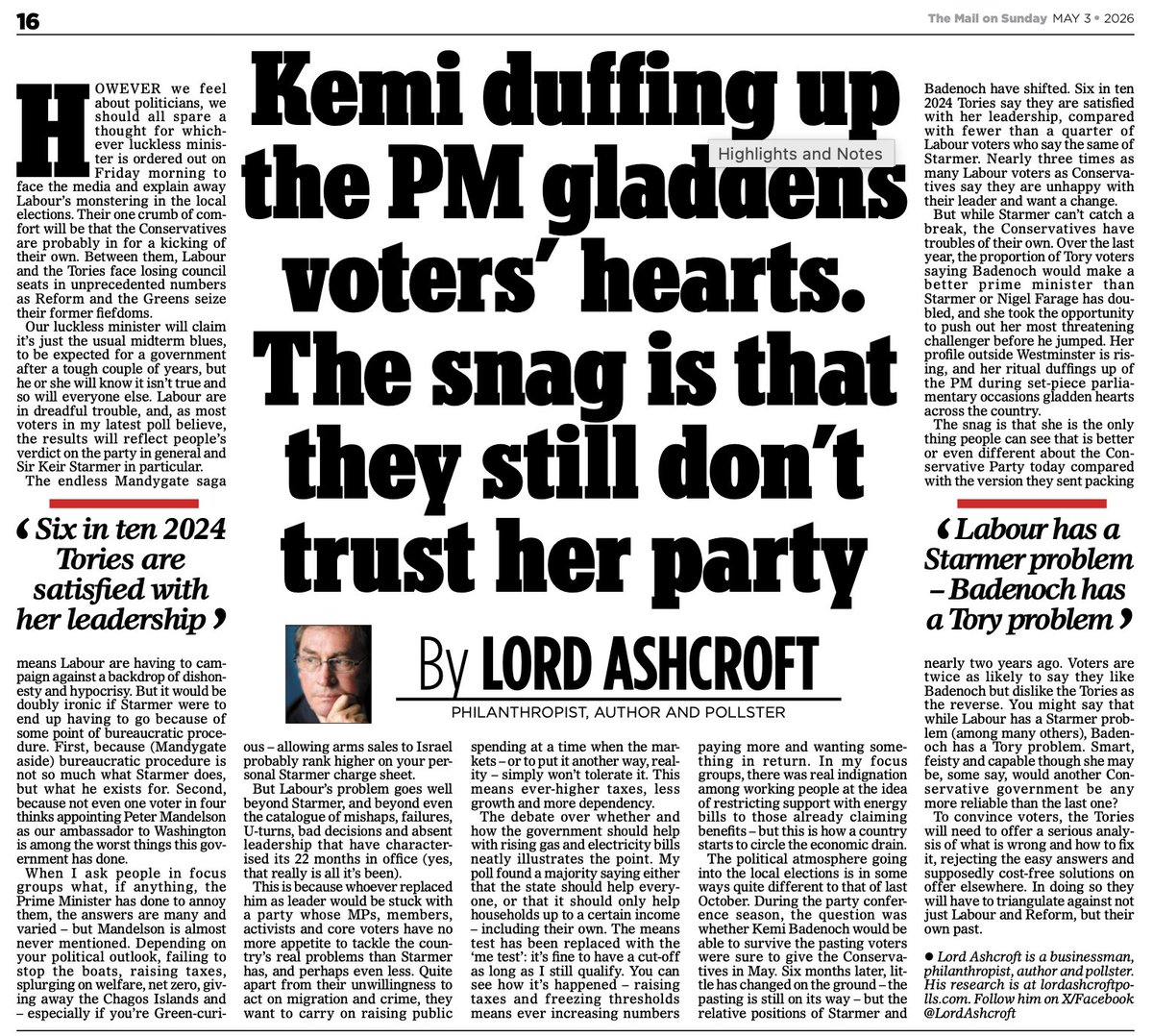 Lord Ashcroft tweet media